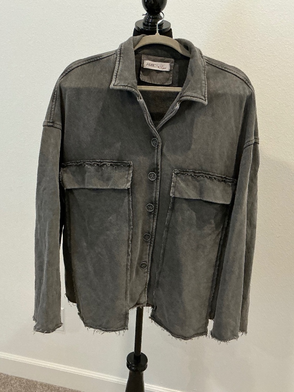 AMICI by Baci Front pocket cargo jacket